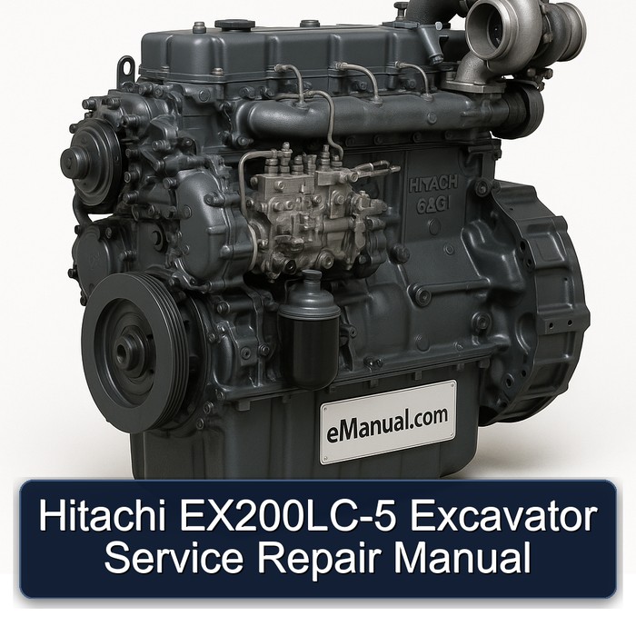 Hitachi EX200LC-5 Excavator Service Repair Manual