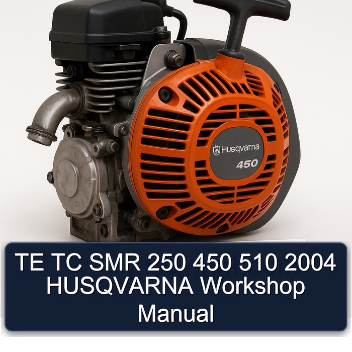 TE TC SMR 250 450 510 2004 HUSQVARNA Workshop Manual