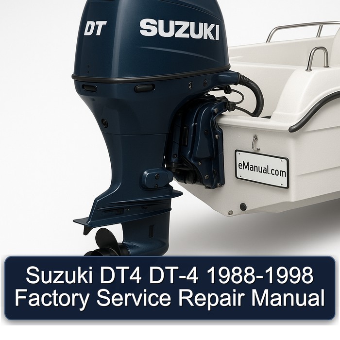 Suzuki DT4 DT-4 1988-1998 Factory Service Repair Manual