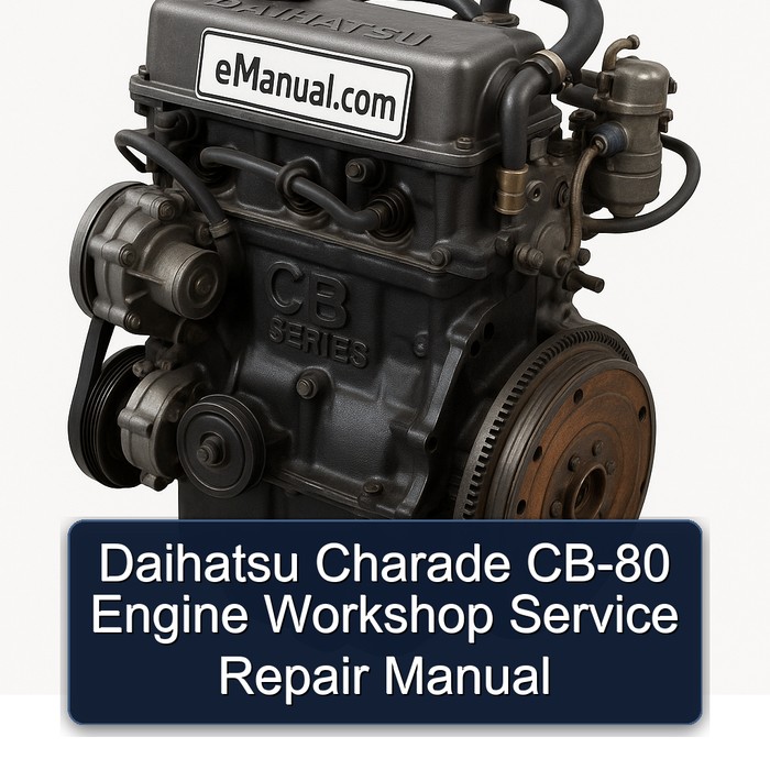 Daihatsu Charade CB-80 Engine Workshop Service Repair Manual