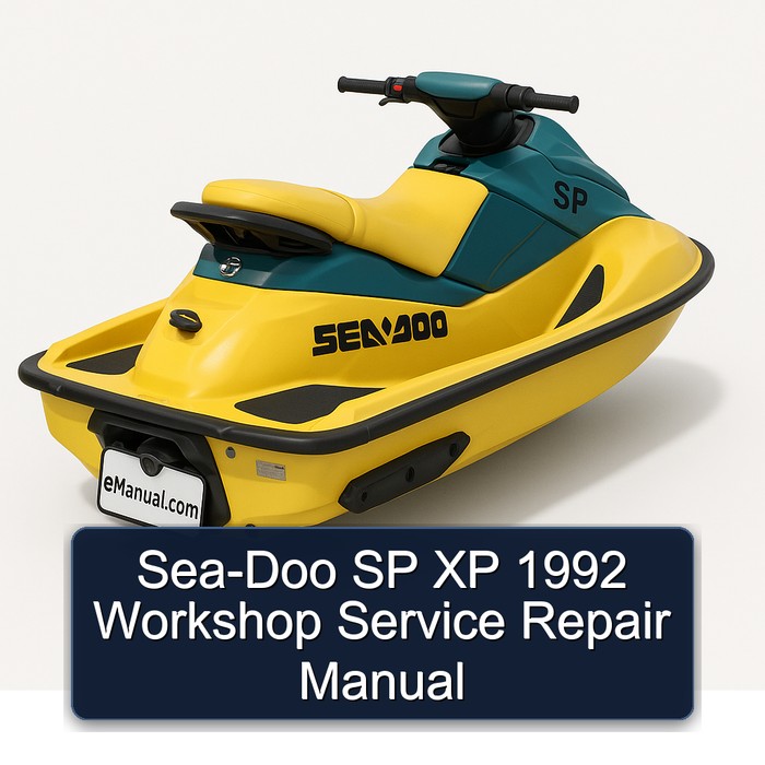 Sea-Doo SP XP 1992 Workshop Service Repair Manual
