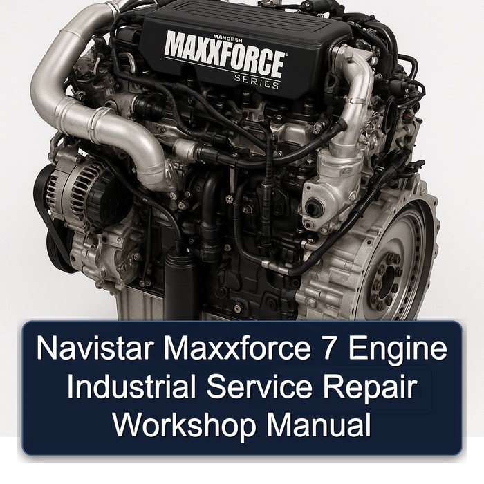 Navistar Maxxforce 7 Engine Industrial Service Repair Workshop Manual