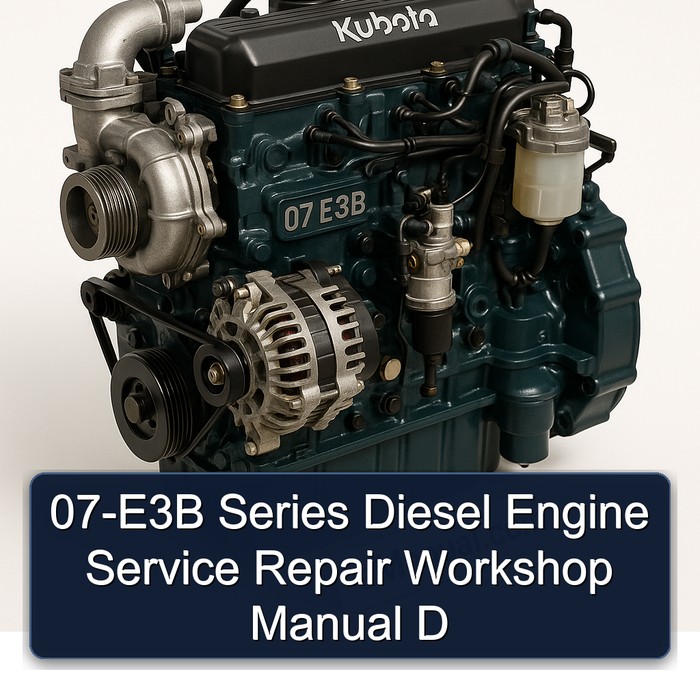 07-E3B Series Diesel Engine Service Repair Workshop Manual D