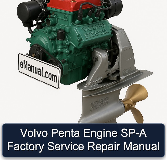 Volvo Penta Engine SP-A Factory Service Repair Manual