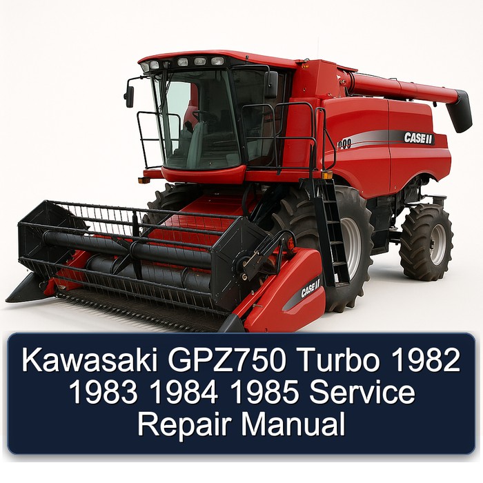 Kawasaki GPZ750 Turbo 1982 1983 1984 1985 Service Repair Manual