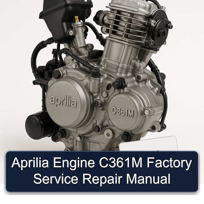 Aprilia Engine C361M Factory Service Repair Manual