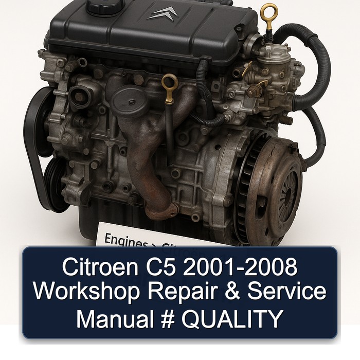 Citroen C5 2001-2008 Workshop Repair & Service Manual # QUALITY