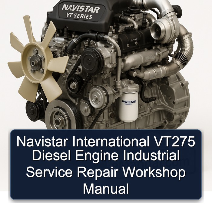 Navistar International VT275 Diesel Engine Industrial Service Repair Workshop Manual