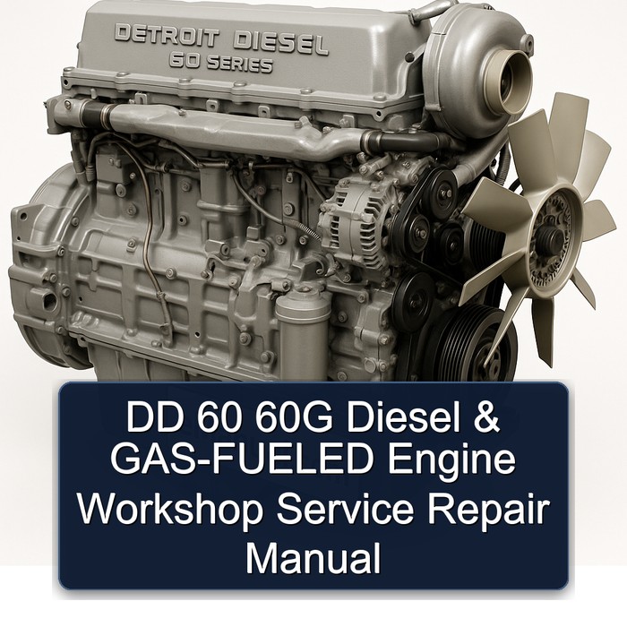 DD 60 60G Diesel & GAS-FUELED Engine Workshop Service Repair Manual