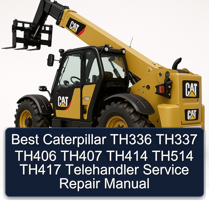 Best Caterpillar TH336 TH337 TH406 TH407 TH414 TH514 TH417 Telehandler Service Repair Manual