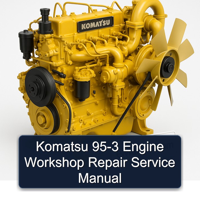 Komatsu 95-3 Engine Workshop Repair Service Manual