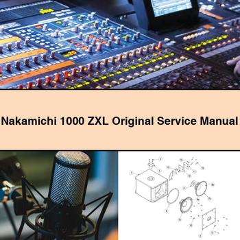 Nakamichi 1000 ZXL Original Service Repair Manual