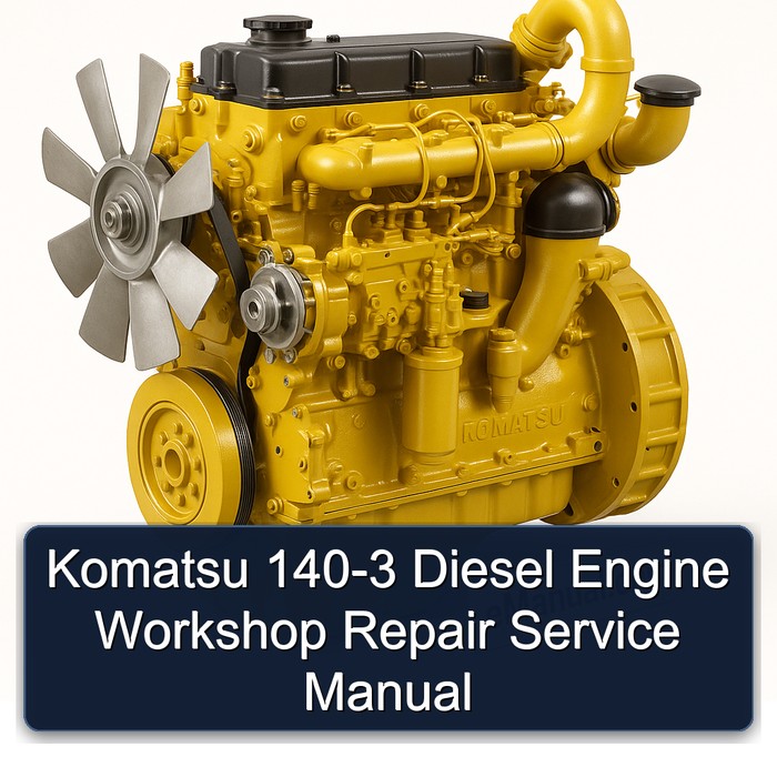 Komatsu 140-3 Diesel Engine Workshop Repair Service Manual