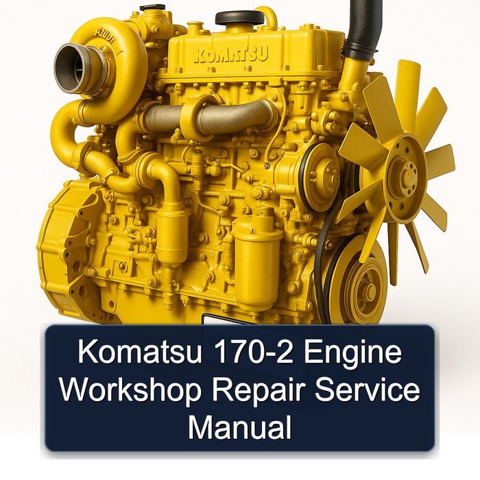 Komatsu 170-2 Engine Workshop Repair Service Manual