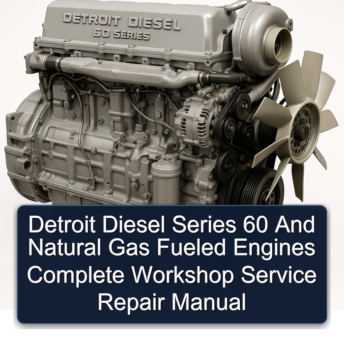 Detroit Diesel Series 60 And Natural Gas Fueled Engines Complete Workshop Service Repair Manual