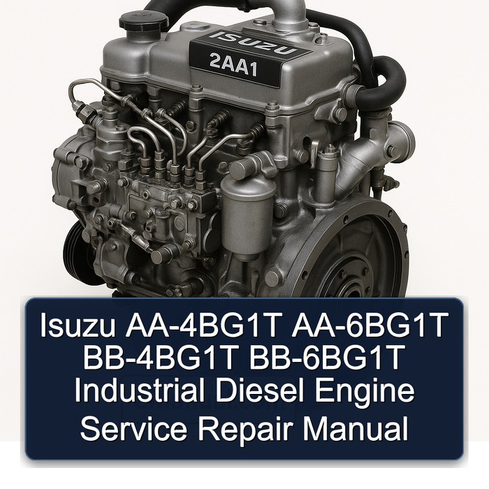 Isuzu AA-4BG1T AA-6BG1T BB-4BG1T BB-6BG1T Industrial Diesel Engine Service Repair Manual