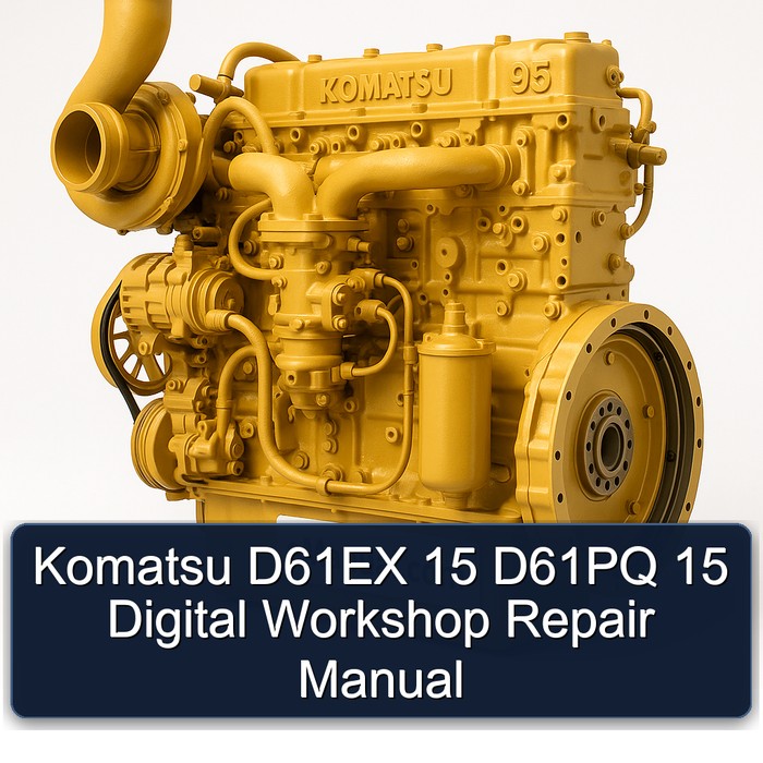 Komatsu D61EX 15 D61PQ 15 Digital Workshop Repair Manual