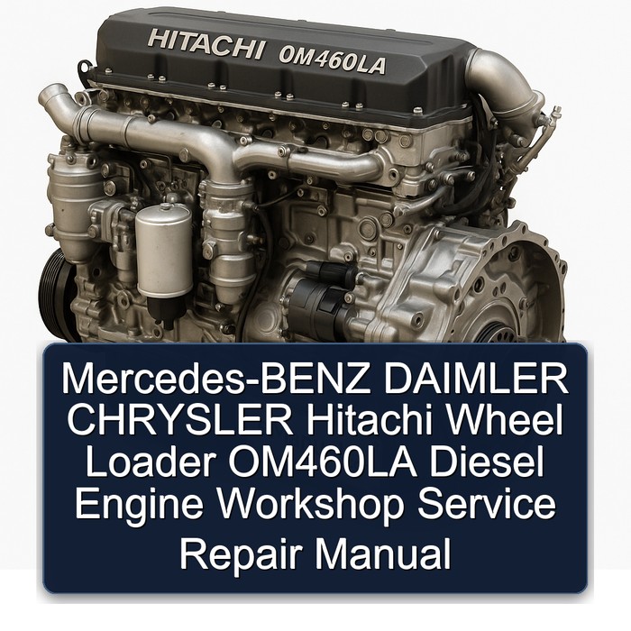 Mercedes-BENZ DAIMLER CHRYSLER Hitachi Wheel Loader OM460LA Diesel Engine Workshop Service Repair Manual