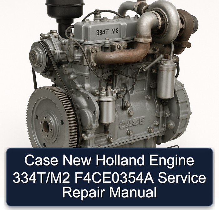 Case New Holland Engine 334T/M2 F4CE0354A Service Repair Manual