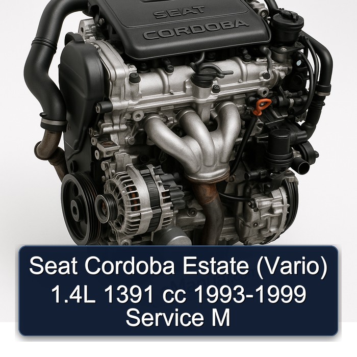 Seat Cordoba Estate (Vario) 1.4L 1391 cc 1993-1999 Service M