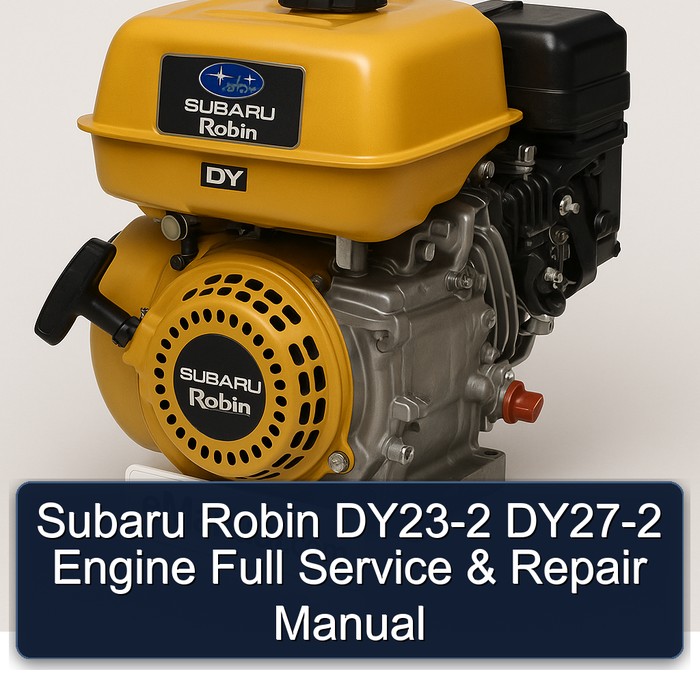 Subaru Robin DY23-2 DY27-2 Engine Full Service & Repair Manual