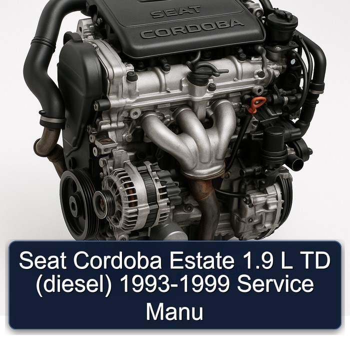 Seat Cordoba Estate 1.9 L TD (diesel) 1993-1999 Service Manu