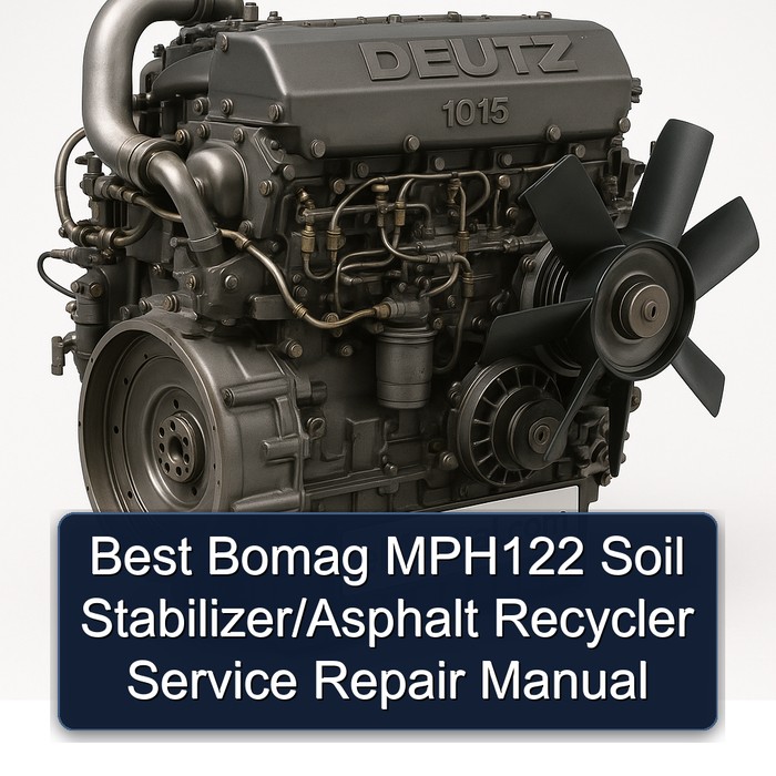 Best Bomag MPH122 Soil Stabilizer/Asphalt Recycler Service Repair Manual