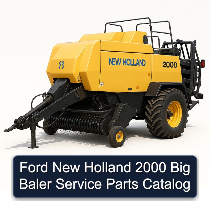 Ford New Holland 2000 Big Baler Service Parts Catalog