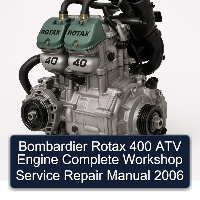 Bombardier Rotax 400 ATV Engine Complete Workshop Service Repair Manual 2006