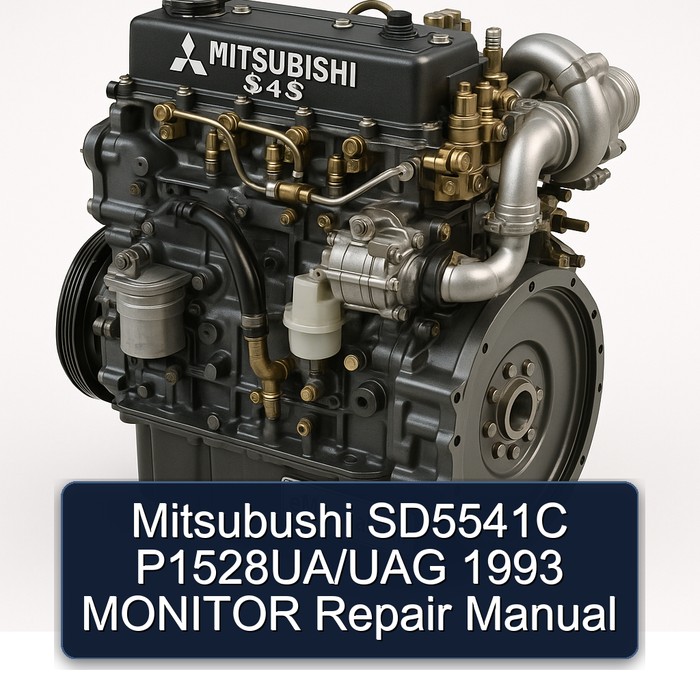 Mitsubushi SD5541C P1528UA/UAG 1993 MONITOR Repair Manual