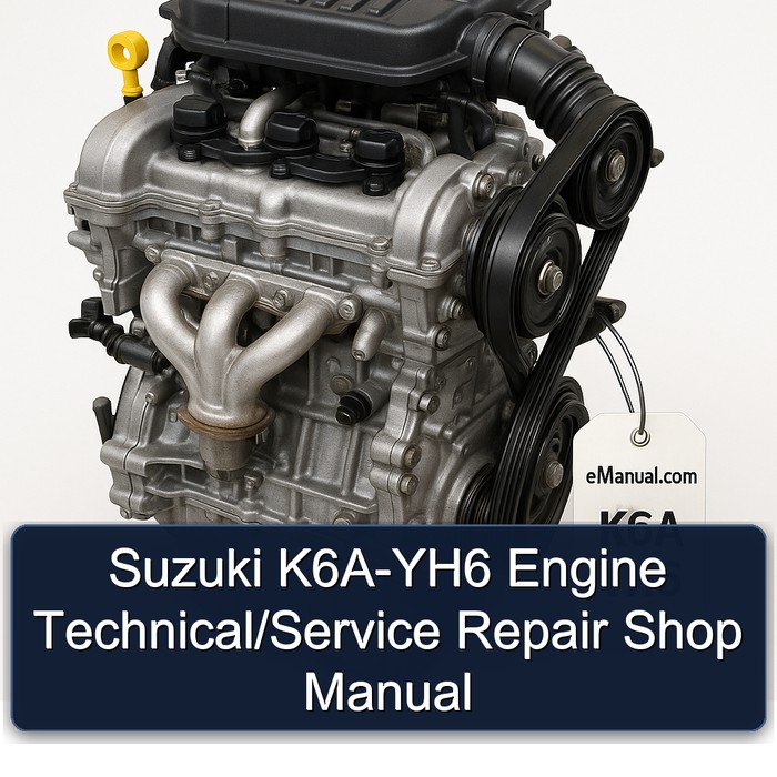 Suzuki K6A-YH6 Engine Technical/Service Repair Shop Manual