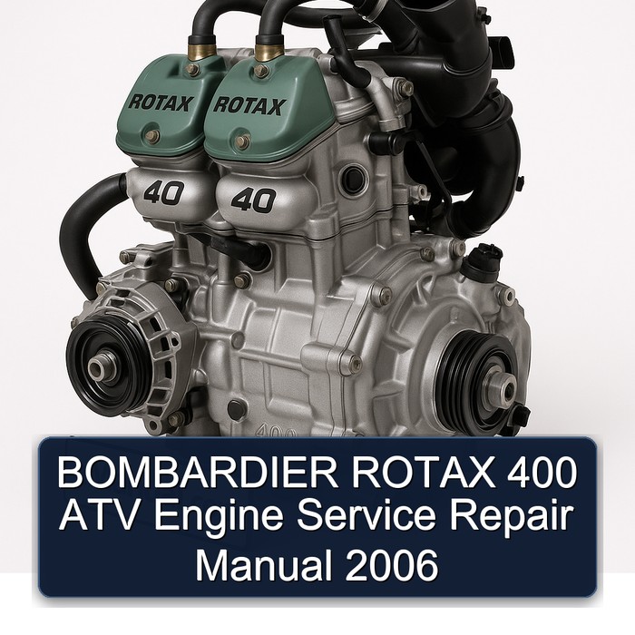 BOMBARDIER ROTAX 400 ATV Engine Service Repair Manual 2006
