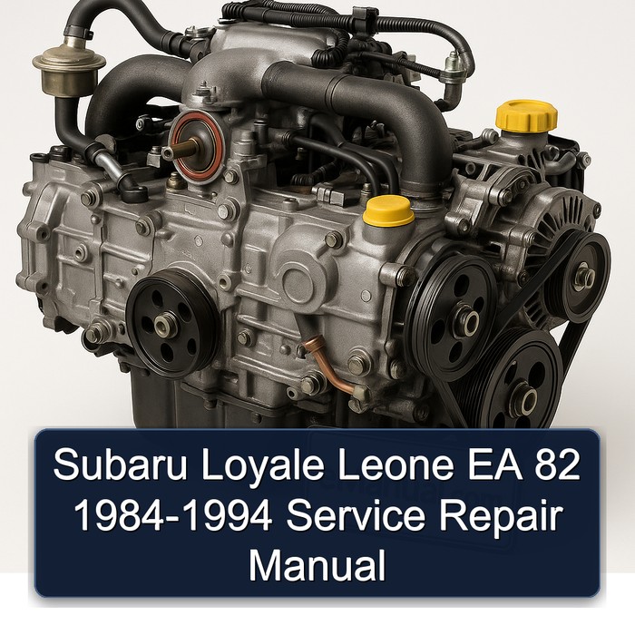 Subaru Loyale Leone EA 82 1984-1994 Service Repair Manual