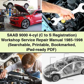 SAAB 9000 4-cyl (C to S Registration) Workshop Service Repair Manual 1985-1998 (Searchable Printable Bookmarked iPad-ready PDF) Download