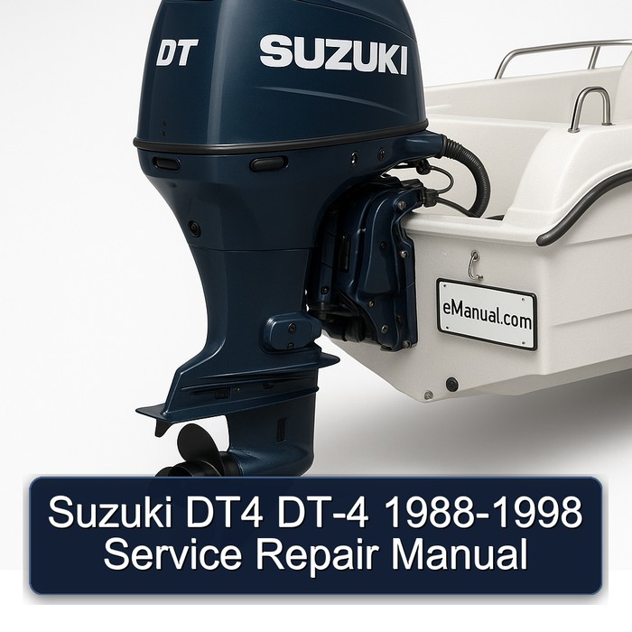 Suzuki DT4 DT-4 1988-1998 Service Repair Manual