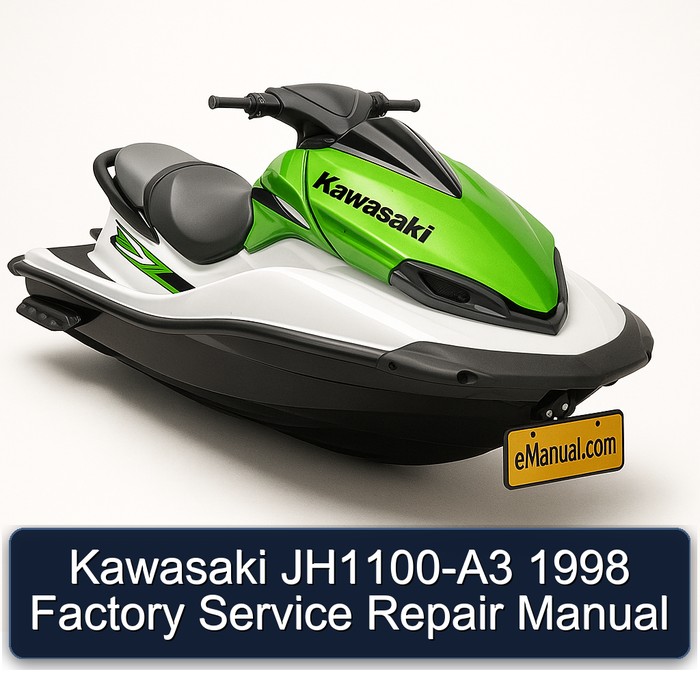 Kawasaki JH1100-A3 1998 Factory Service Repair Manual