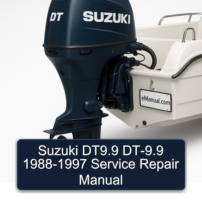 Suzuki DT9.9 DT-9.9 1988-1997 Service Repair Manual