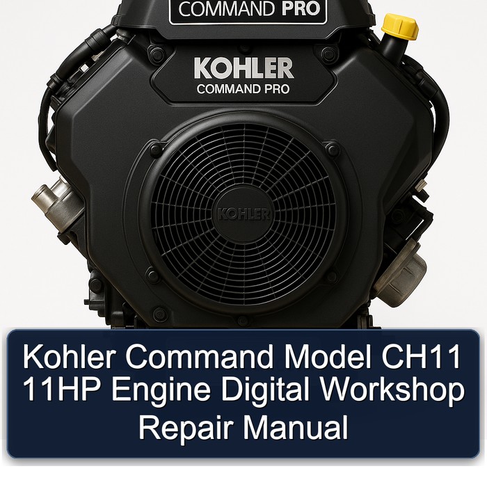 Kohler Command CH11 11 PS Motor - Digitales Werkstatt-Reparaturhandbuch
