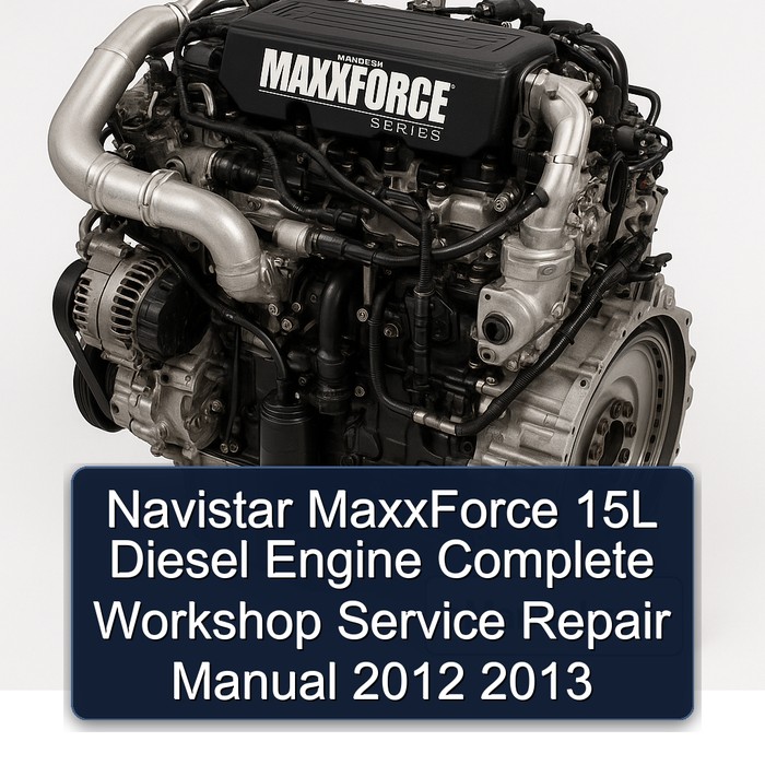 Navistar MaxxForce 15L Diesel Engine Complete Workshop Service Repair Manual 2012 2013