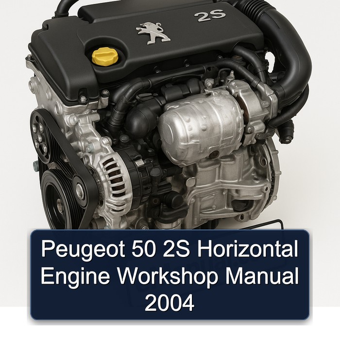 Peugeot 50 2S Horizontal Engine Workshop Manual 2004