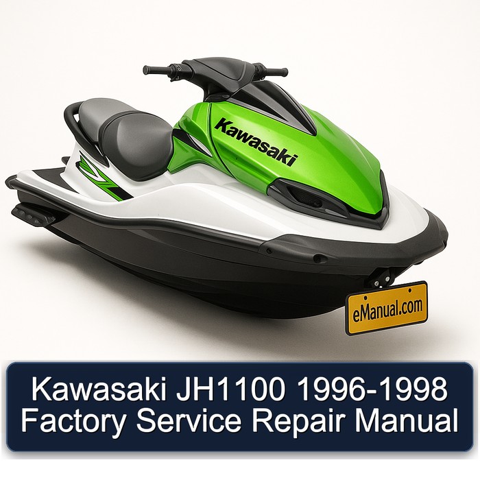 Kawasaki JH1100 1996-1998 Factory Service Repair Manual
