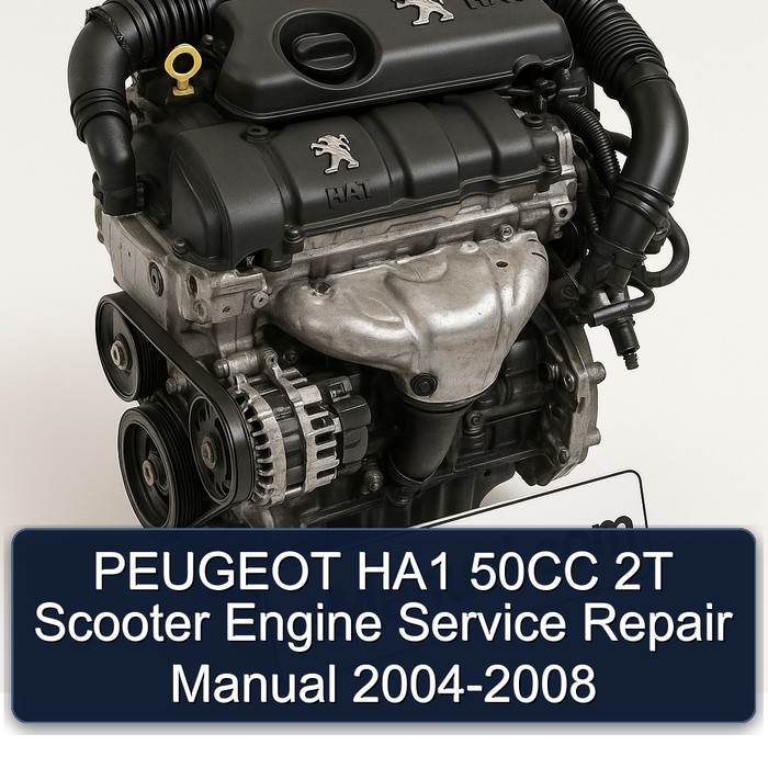 PEUGEOT HA1 50CC 2T Scooter Engine Service Repair Manual 2004-2008