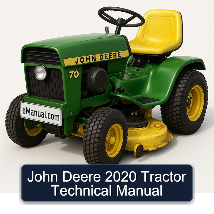 John Deere 2020 Tractor Technical Manual