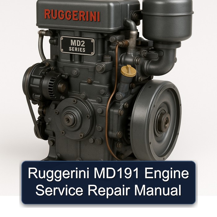 Ruggerini MD191 Engine Service Repair Manual