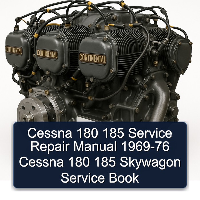 Cessna 180 185 Service Repair Manual 1969-76 Cessna 180 185 Skywagon Service Book