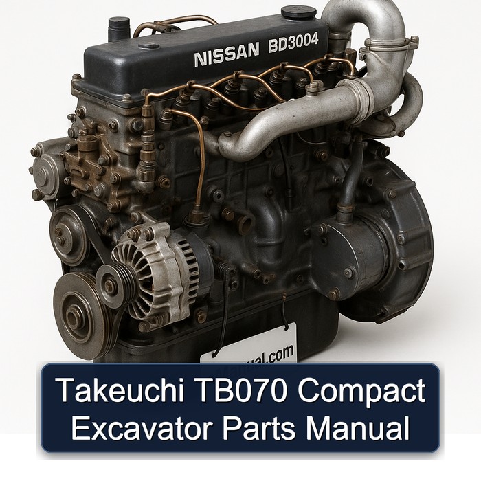 Takeuchi TB070 Compact Excavator Parts Manual