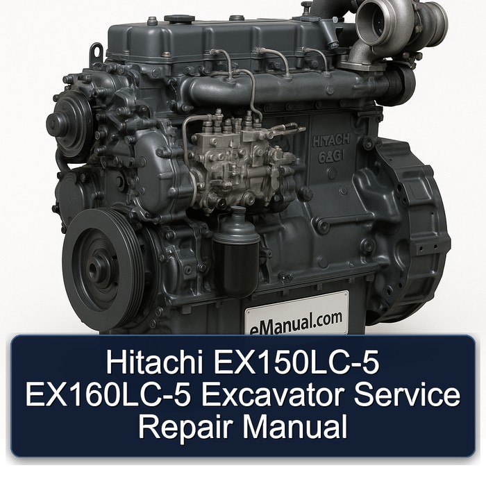Hitachi EX150LC-5 EX160LC-5 Excavator Service Repair Manual