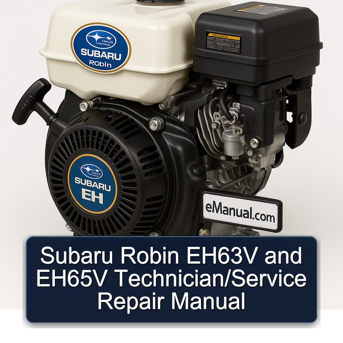 Subaru Robin EH63V and EH65V Technician/Service Repair Manual