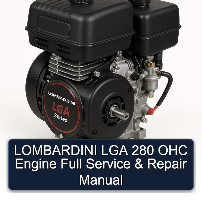 LOMBARDINI LGA 280 OHC Engine Full Service & Repair Manual