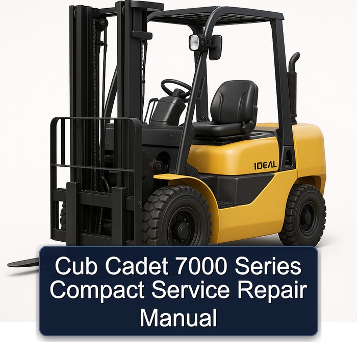 Cub Cadet 7000 Series Compact Service Repair Manual
